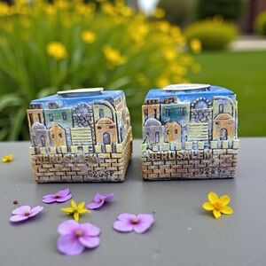 Jerusalem Decorative Travel Candle Holders